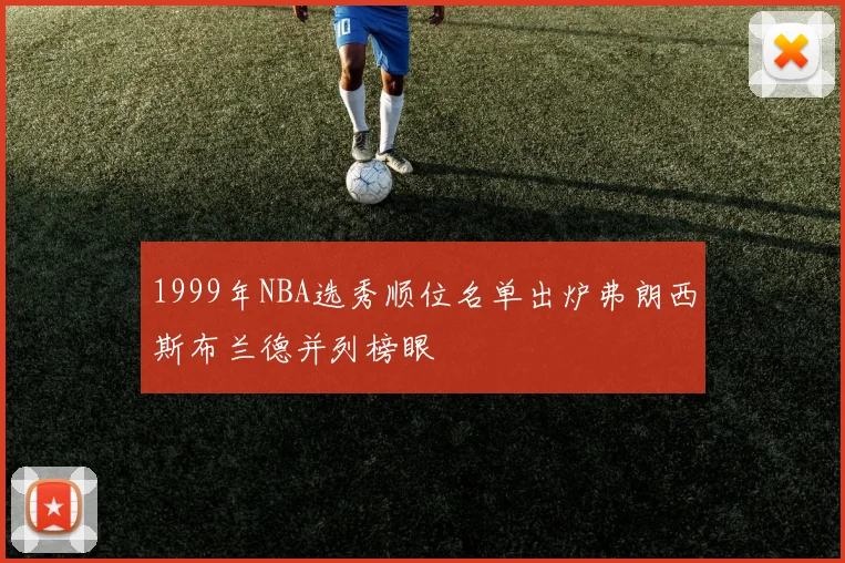 1999年NBA选秀顺位名单出炉弗朗西斯布兰德并列榜眼