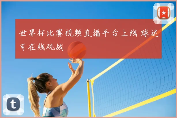 世界杯比赛视频直播平台上线 球迷可在线观战